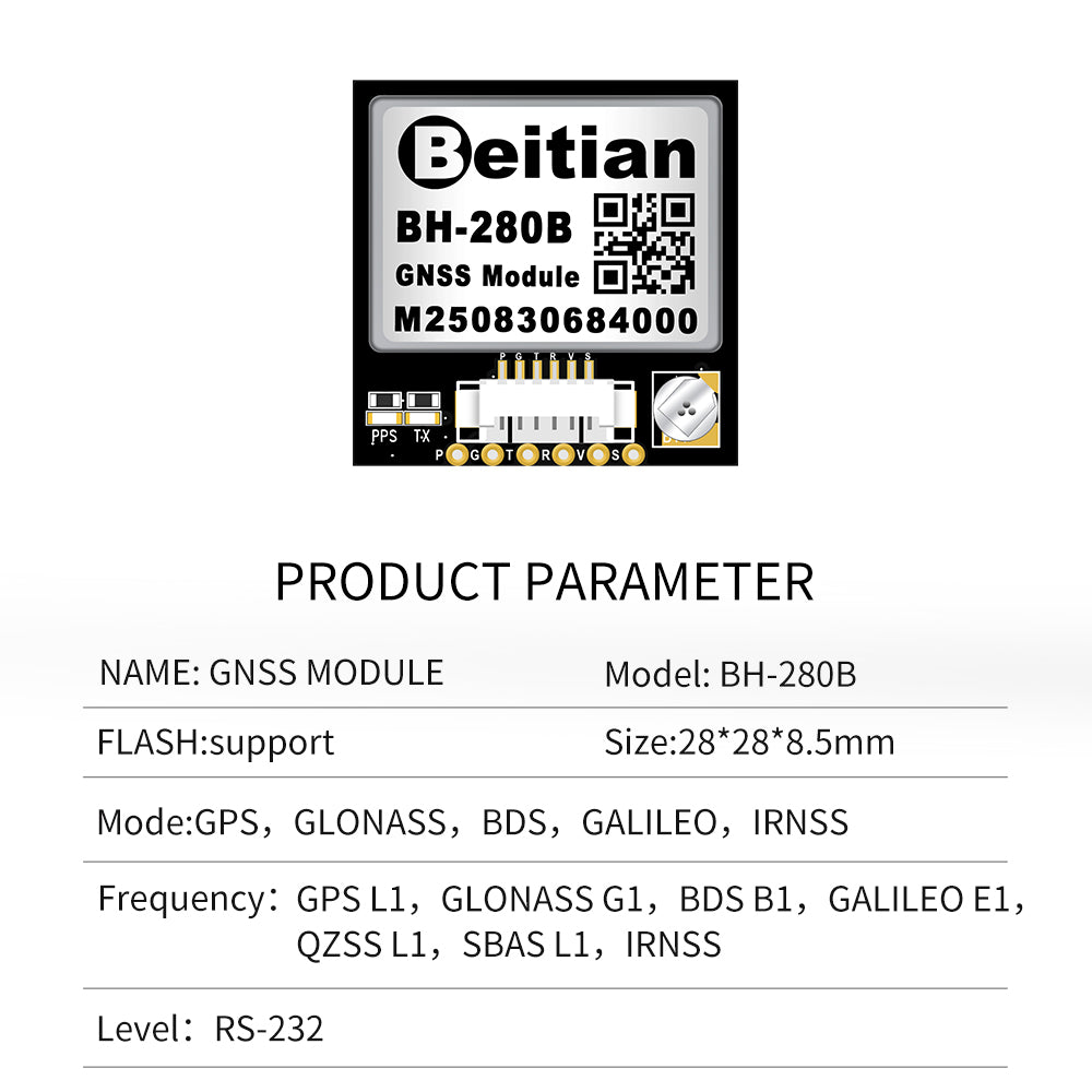 Beitian GPS module position FPV fix wing BH-182 222Q 252Q Beitian GPS module position FPV fix wing BH-182 222Q 252Q